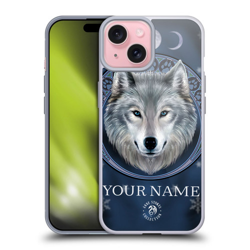 Custom Customised Personalised Anne Stokes Art Lunar Soft Gel Case for Apple iPhone 15