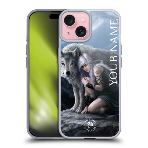 Custom Customised Personalised Anne Stokes Art Protector Soft Gel Case for Apple iPhone 15