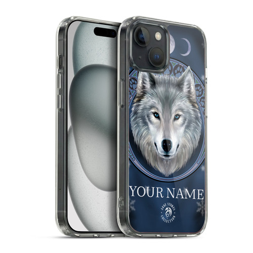Custom Customised Personalised Anne Stokes Art Lunar Soft Gel Case for Apple iPhone 15 Plus & MagSafe
