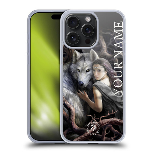 Custom Customised Personalised Anne Stokes Art Soul Bond Soft Gel Case for Apple iPhone 15 Pro Max