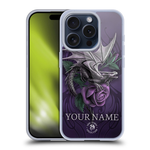 Custom Customised Personalised Anne Stokes Art Beauty 2 Soft Gel Case for Apple iPhone 15 Pro