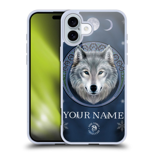 Custom Customised Personalised Anne Stokes Art Lunar Soft Gel Case for Apple iPhone 16 Plus