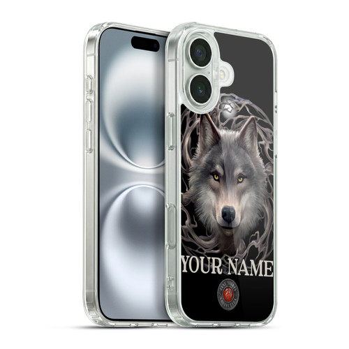 Custom Customised Personalised Anne Stokes Art Night Forest Soft Gel Case for Apple iPhone 16 Plus & MagSafe