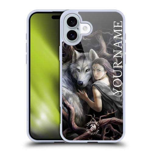 Custom Customised Personalised Anne Stokes Art Soul Bond Soft Gel Case for Apple iPhone 16 Plus
