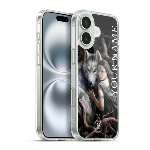 Custom Customised Personalised Anne Stokes Art Soul Bond Soft Gel Case for Apple iPhone 16 Plus & MagSafe