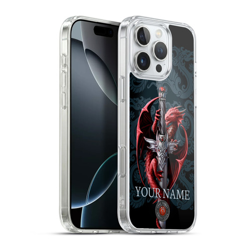 Custom Customised Personalised Anne Stokes Art Dagger Soft Gel Case for Apple iPhone 16 Pro Max & MagSafe