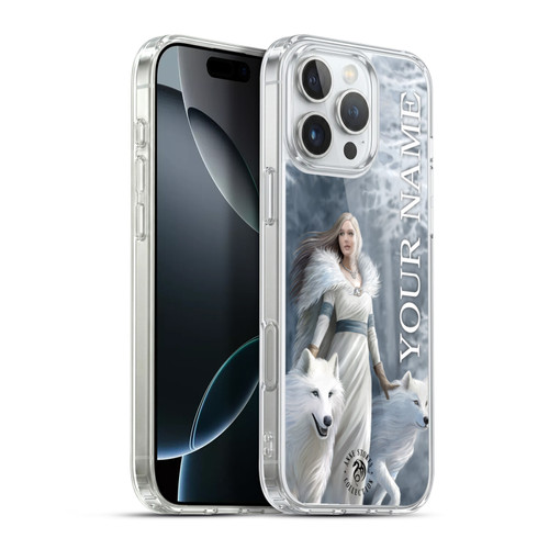 Custom Customised Personalised Anne Stokes Art Winter Guardians Soft Gel Case for Apple iPhone 16 Pro Max & MagSafe