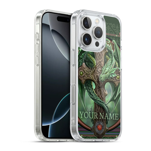 Custom Customised Personalised Anne Stokes Art Woodland Guardian Soft Gel Case for Apple iPhone 16 Pro & MagSafe