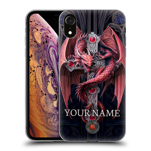 Custom Customised Personalised Anne Stokes Art Gothic Guardians Soft Gel Case for Apple iPhone XR