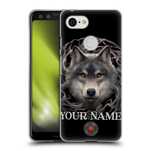 Custom Customised Personalised Anne Stokes Art Night Forest Soft Gel Case for Google Pixel 3
