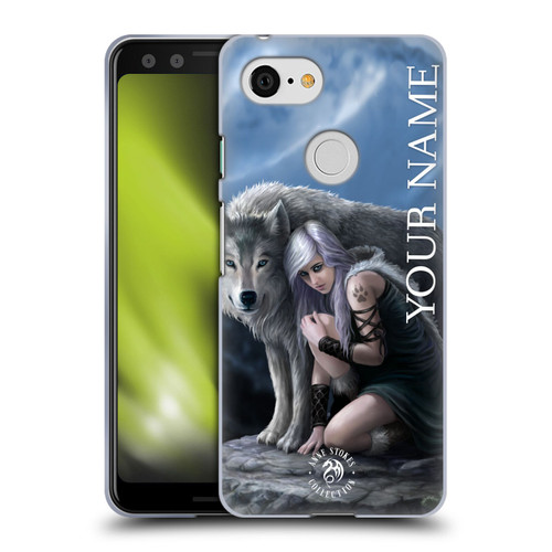 Custom Customised Personalised Anne Stokes Art Protector Soft Gel Case for Google Pixel 3