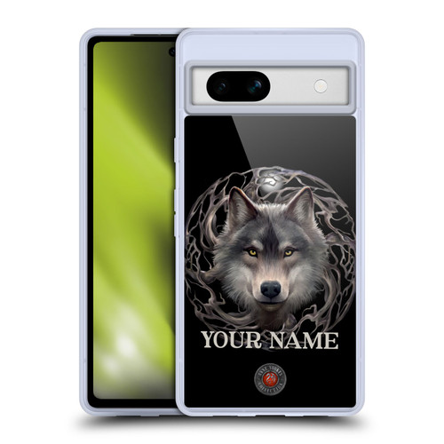 Custom Customised Personalised Anne Stokes Art Night Forest Soft Gel Case for Google Pixel 7a