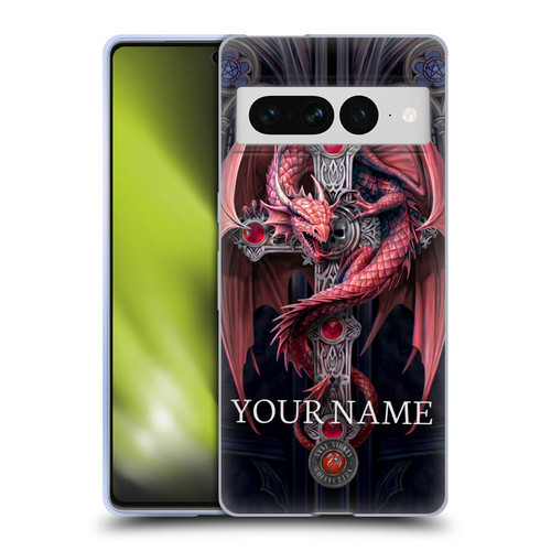Custom Customised Personalised Anne Stokes Art Gothic Guardians Soft Gel Case for Google Pixel 7 Pro