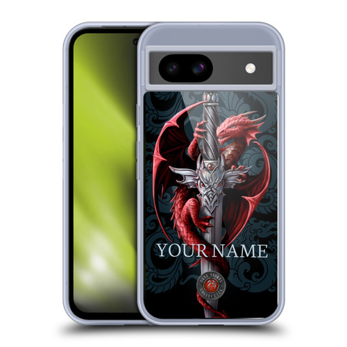 Custom Customised Personalised Anne Stokes Art Dagger Soft Gel Case for Google Pixel 8a