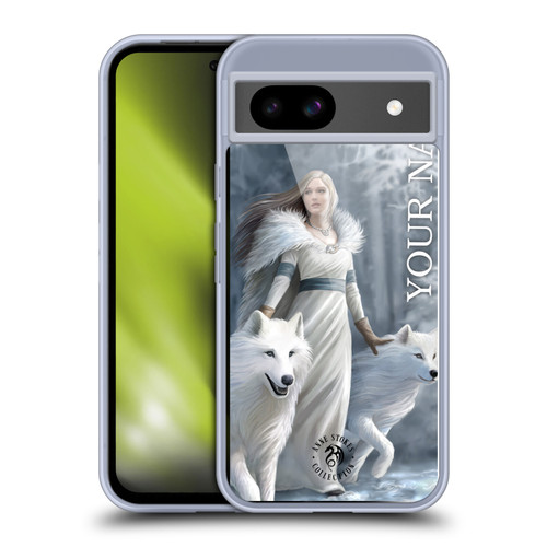 Custom Customised Personalised Anne Stokes Art Winter Guardians Soft Gel Case for Google Pixel 8a