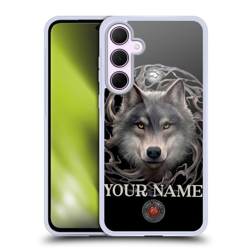 Custom Customised Personalised Anne Stokes Art Night Forest Soft Gel Case for Samsung Galaxy A35 5G