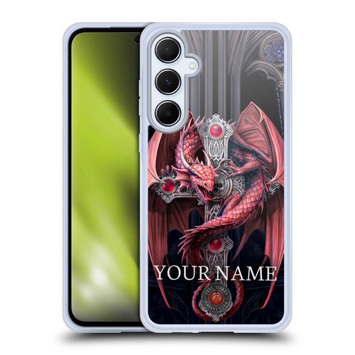 Custom Customised Personalised Anne Stokes Art Gothic Guardians Soft Gel Case for Samsung Galaxy A55 5G