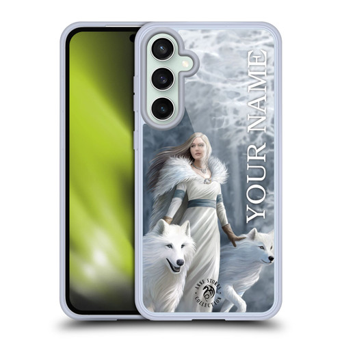 Custom Customised Personalised Anne Stokes Art Winter Guardians Soft Gel Case for Samsung Galaxy S23 FE 5G