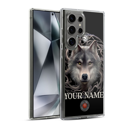Custom Customised Personalised Anne Stokes Art Night Forest Soft Gel Case for Samsung Galaxy S24 Ultra 5G & MagSafe