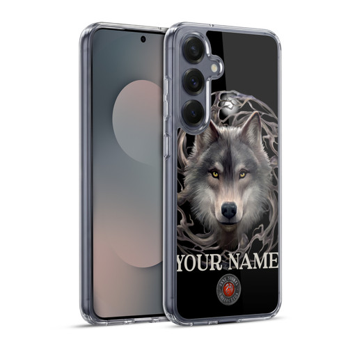 Custom Customised Personalised Anne Stokes Art Night Forest Soft Gel Case for Samsung Galaxy S25+ & MagSafe