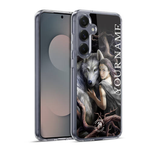 Custom Customised Personalised Anne Stokes Art Soul Bond Soft Gel Case for Samsung Galaxy S25+ & MagSafe