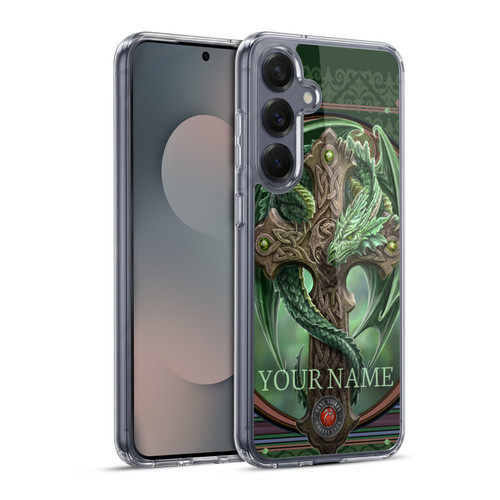 Custom Customised Personalised Anne Stokes Art Woodland Guardian Soft Gel Case for Samsung Galaxy S25+ & MagSafe