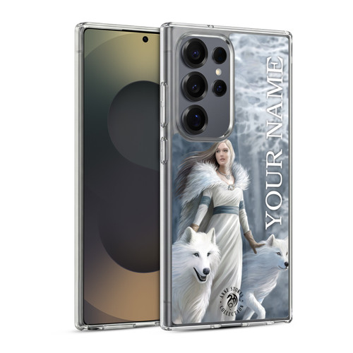 Custom Customised Personalised Anne Stokes Art Winter Guardians Soft Gel Case for Samsung Galaxy S25 Ultra & MagSafe