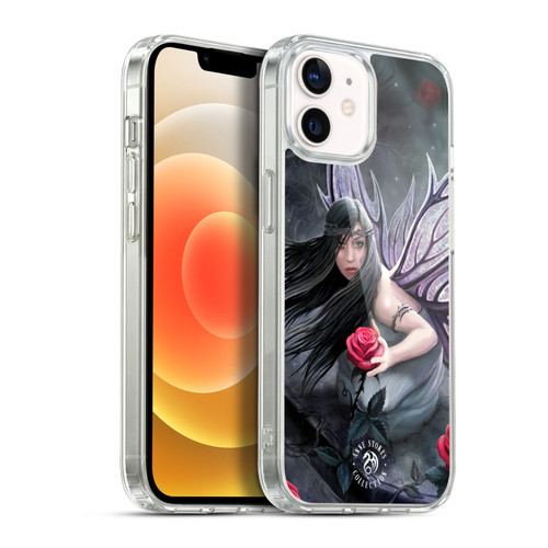 Anne Stokes Dark Hearts Rose Fairy Soft Gel Case for Apple iPhone 12 / iPhone 12 Pro & MagSafe
