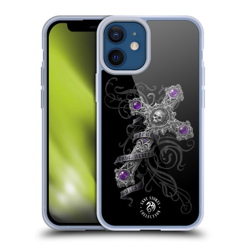 Anne Stokes Dark Hearts Lost Love Cross Soft Gel Case for Apple iPhone 12 Mini