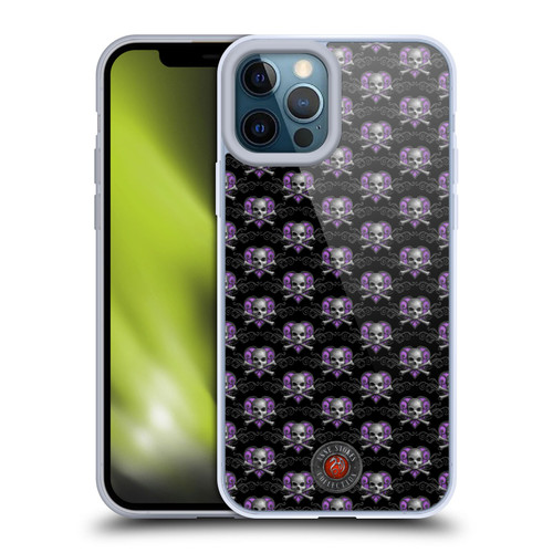 Anne Stokes Dark Hearts Skull Pattern Soft Gel Case for Apple iPhone 12 Pro Max