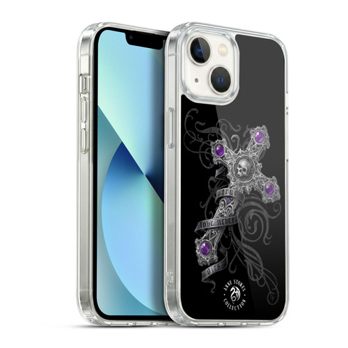 Anne Stokes Dark Hearts Lost Love Cross Soft Gel Case for Apple iPhone 13