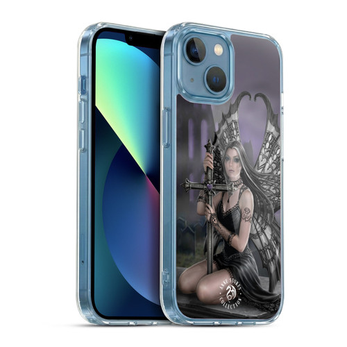 Anne Stokes Dark Hearts Lost Love Soft Gel Case for Apple iPhone 13 Mini & MagSafe