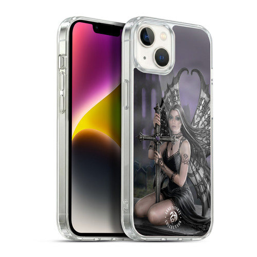 Anne Stokes Dark Hearts Lost Love Soft Gel Case for Apple iPhone 14 Plus & MagSafe