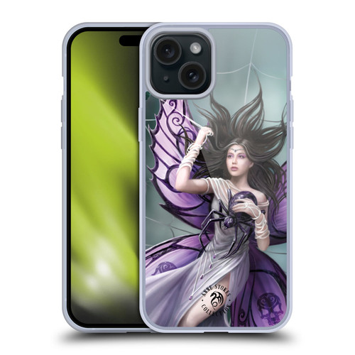 Anne Stokes Dark Hearts Silk Lure Soft Gel Case for Apple iPhone 15 Plus