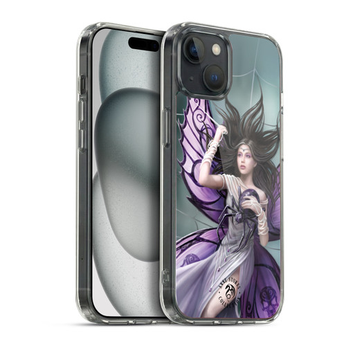 Anne Stokes Dark Hearts Silk Lure Soft Gel Case for Apple iPhone 15 Plus & MagSafe