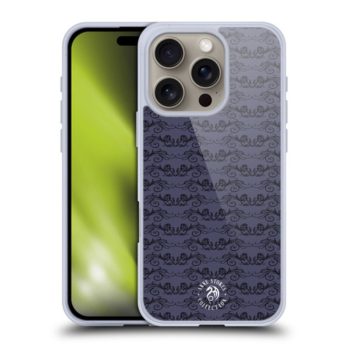 Anne Stokes Dark Hearts Rose Swirls Soft Gel Case for Apple iPhone 16 Pro