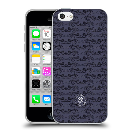 Anne Stokes Dark Hearts Rose Swirls Soft Gel Case for Apple iPhone 5c