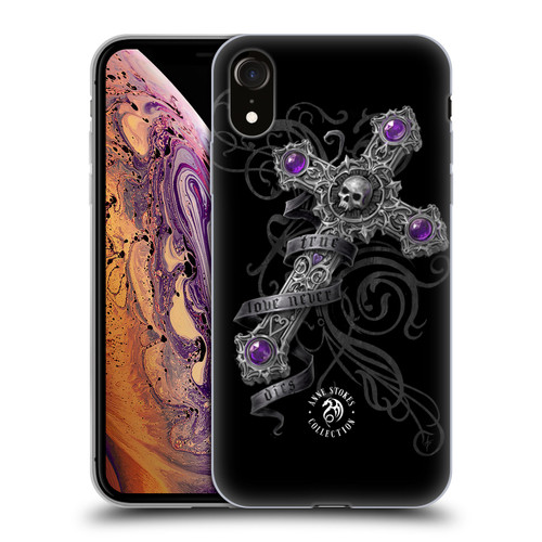 Anne Stokes Dark Hearts Lost Love Cross Soft Gel Case for Apple iPhone XR