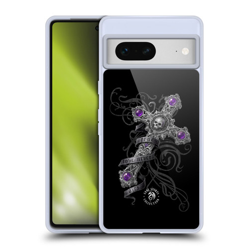 Anne Stokes Dark Hearts Lost Love Cross Soft Gel Case for Google Pixel 7
