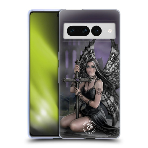 Anne Stokes Dark Hearts Lost Love Soft Gel Case for Google Pixel 7 Pro