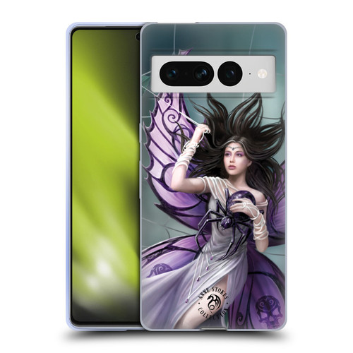 Anne Stokes Dark Hearts Silk Lure Soft Gel Case for Google Pixel 7 Pro