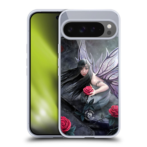 Anne Stokes Dark Hearts Rose Fairy Soft Gel Case for Google Pixel 9 Pro XL