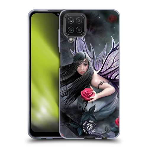 Anne Stokes Dark Hearts Rose Fairy Soft Gel Case for Samsung Galaxy A12 (2020)