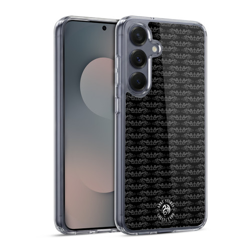 Anne Stokes Dark Hearts Gothic Rose Pattern Soft Gel Case for Samsung Galaxy S25 & MagSafe