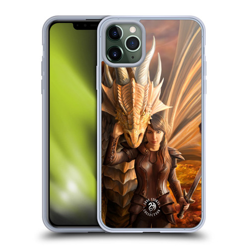Anne Stokes Dragons 2 Inner Strength Soft Gel Case for Apple iPhone 11 Pro Max