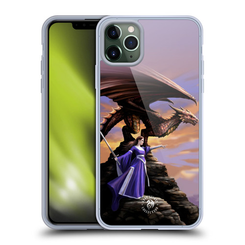 Anne Stokes Dragons 2 Sentinel Soft Gel Case for Apple iPhone 11 Pro Max