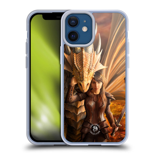 Anne Stokes Dragons 2 Inner Strength Soft Gel Case for Apple iPhone 12 Mini