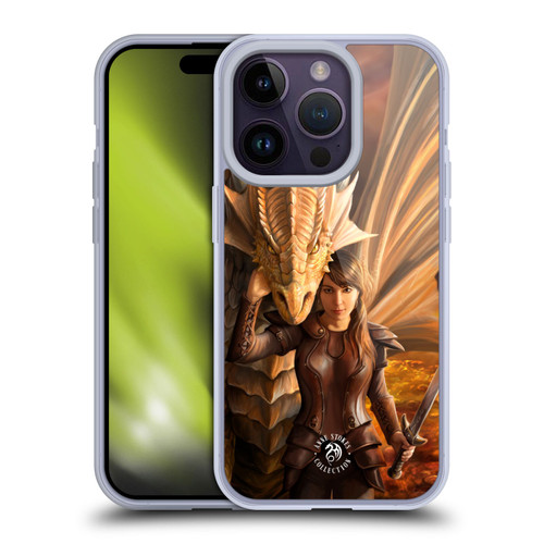 Anne Stokes Dragons 2 Inner Strength Soft Gel Case for Apple iPhone 14 Pro