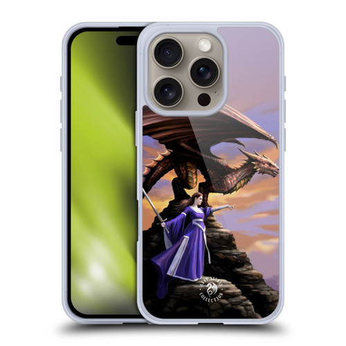 Anne Stokes Dragons 2 Sentinel Soft Gel Case for Apple iPhone 16 Pro