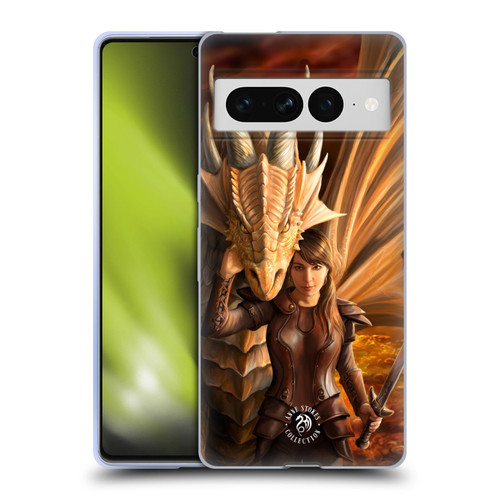 Anne Stokes Dragons 2 Inner Strength Soft Gel Case for Google Pixel 7 Pro